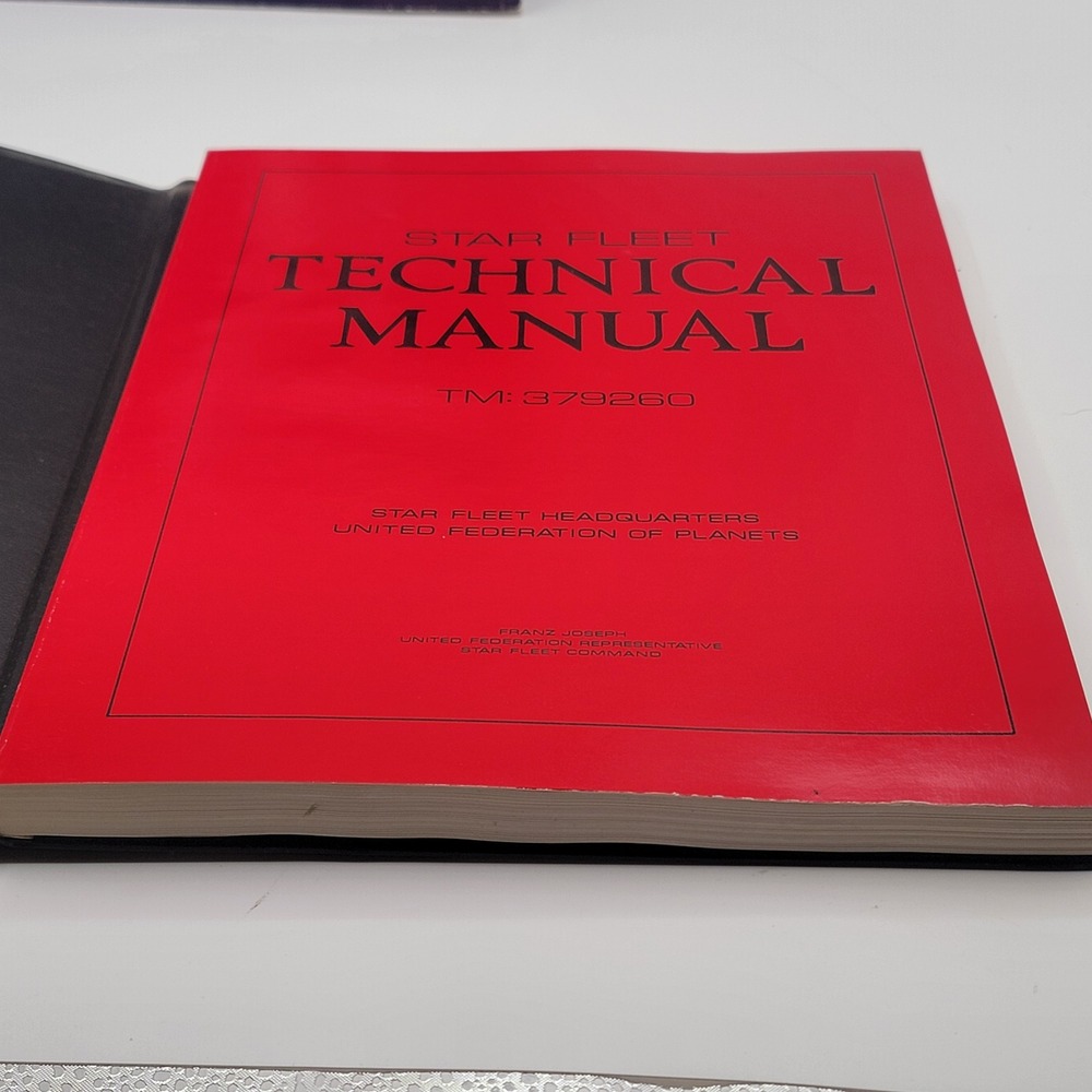Franz Joseph Star Trek Technical Manual & Concordance Book Club 1st Ed Good - Picture 3 of 16